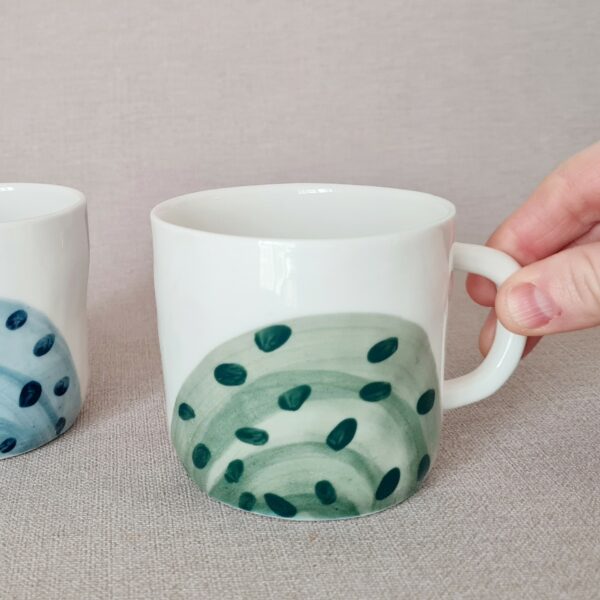 Tasse Flocon vert