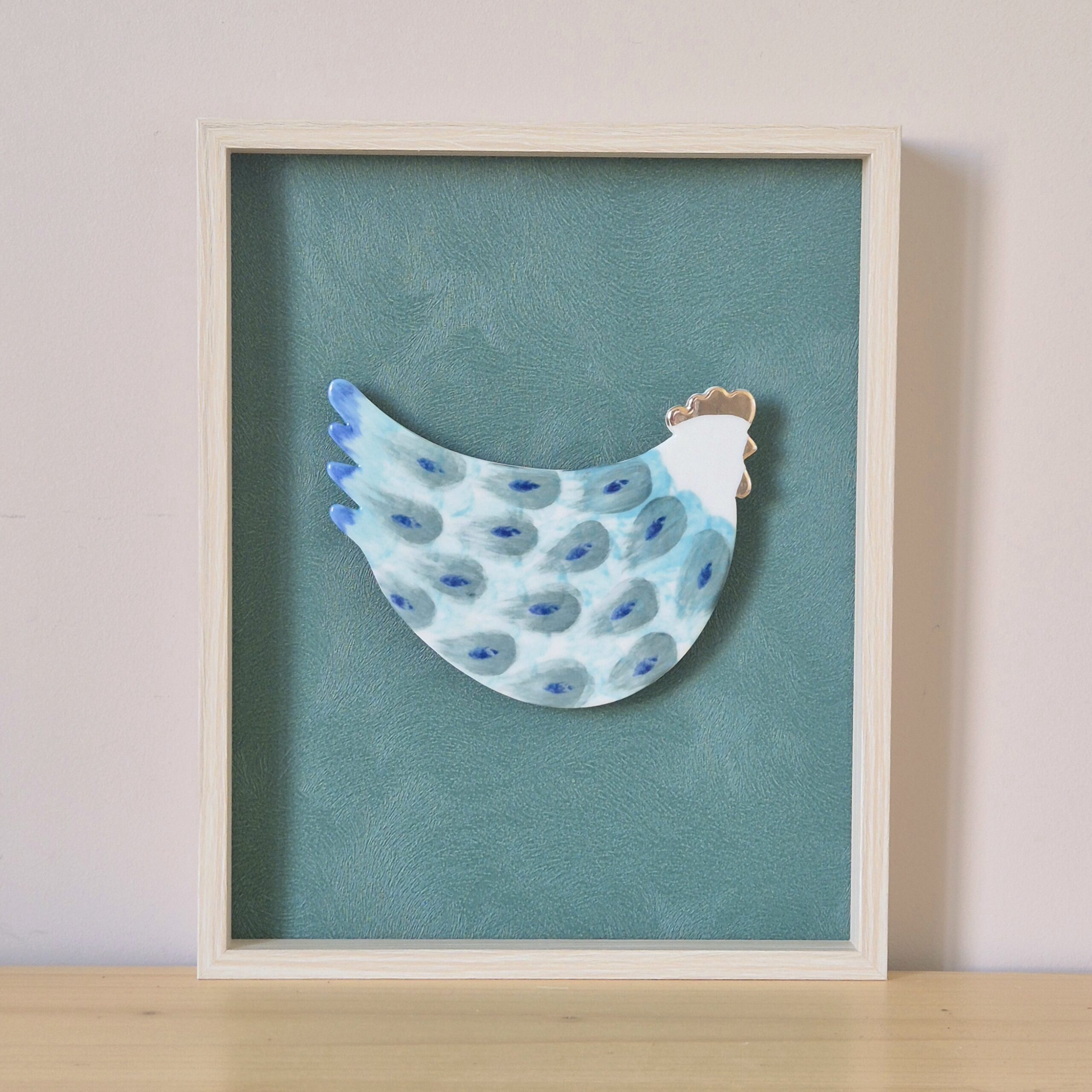 Tableau poule 21x26 cm – Image 4