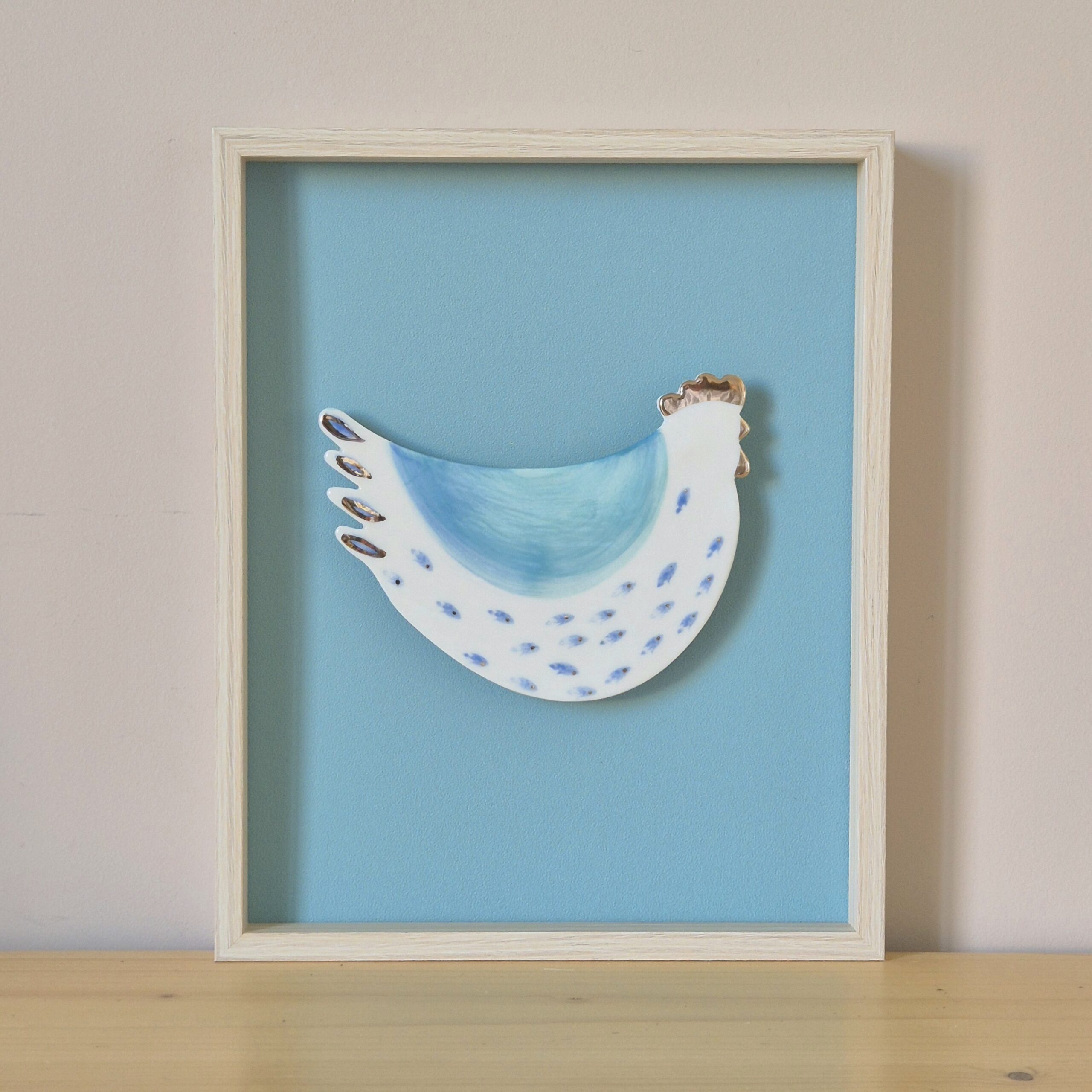 Tableau poule 21x26 cm – Image 2