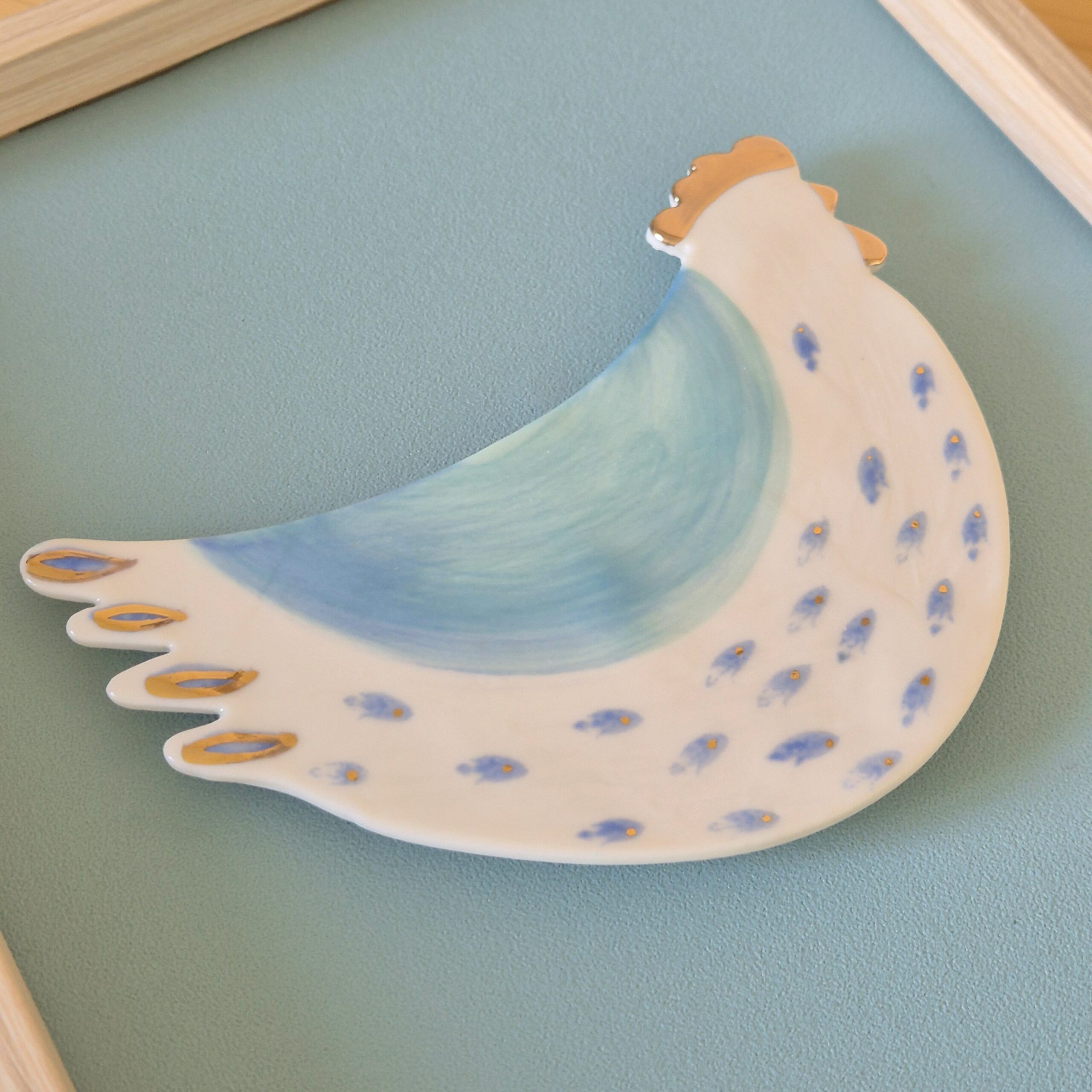 Tableau poule 21x26 cm – Image 3