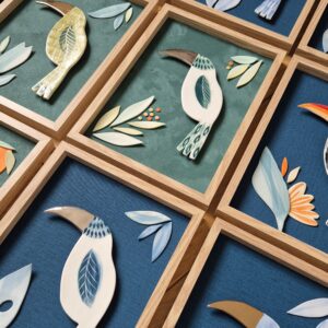 Tableau toucan 23x32 cm